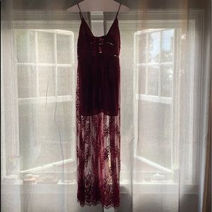 Forever 21 Sheer Detailed Maxi!!